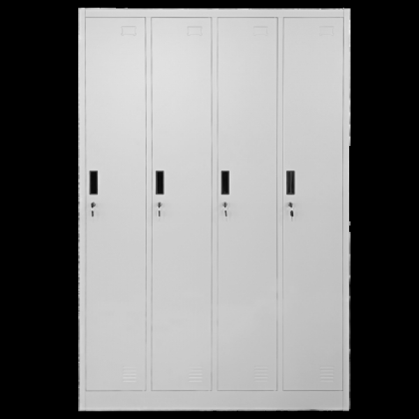 Метален шкаф Carmen CR-1242-4 J - сив-1