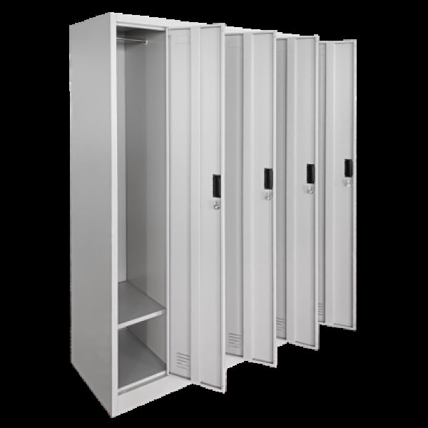 Метален шкаф Carmen CR-1242-4 J - сив-3