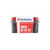 Батерия Verbatim ALKALINE BATTERY AA 24 PACK (BOX)