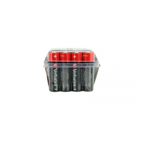 Батерия Verbatim ALKALINE BATTERY AA 24 PACK (BOX)-1