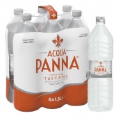 Вода Acqua Panna Минерална 1.5 l, 6 броя в стек
