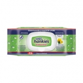 Мокри кърпи Wet Hankies Почистващи и ароматизиращи, 72 бр. в плик с капак