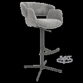 Бар стол PAIDE 8 - сив 44