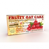 Протеинов овесен кейк, Червени боровинки и семена, 80гр