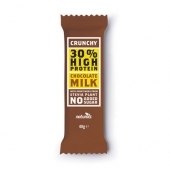 Крънчи протеинов шоколад със стевия, млечен, 40g