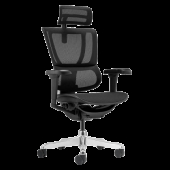 Ергономичен стол ERGOHUMAN IOO ULTRA - черна рамка - черен