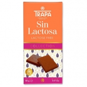 Млечен шоколад, без лактоза, Trapa, 90гр