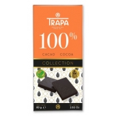 Шоколад Trapa, КЕТО, 100% какао, 80 гр.