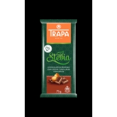Шоколад, млечен с лешник и стевия, Trapa, 75гр