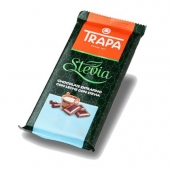Шоколад, млечен със стевия, Trapa, 75гр