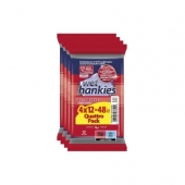 Мокри кърпи Wet Hankies Почистващи и ароматизиращи, 4x12 бр. в плик