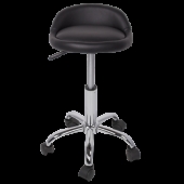 Табуретка с колелца Carmen 3067 - черен