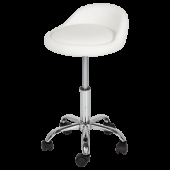 Табуретка с колелца Carmen 3067 - бял