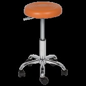 Табуретка с колелца Carmen 3075 - оранжев