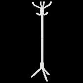 Закачалка за дрехи Carmen 195 - бял