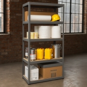 Метален стелаж STAR 180x90x45 см, до 350 кг на рафт - сив