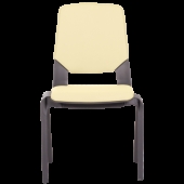 Посетителски стол LIMBER - светло жълт