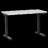 Ергономично бюро с регулиране на височината Carmen CR-119 - бял-черен