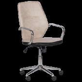 Работен офис стол Carmen 6374-1 - бежов