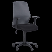 Работен офис стол Carmen 7047 - сив - черен