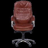 Президентски офис стол Carmen 8113-1 - искрящо кафяв