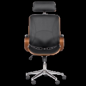 Президентски офис стол Carmen 6401 - орех - черно