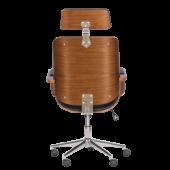 Президентски офис стол Carmen 6401 - орех - черно