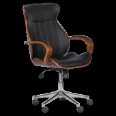 Президентски офис стол Carmen 6402 - орех - черно