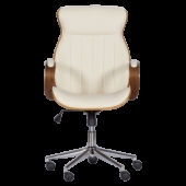 Президентски офис стол Carmen 6402 - орех-крем