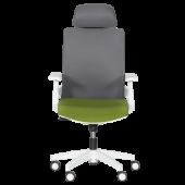 Президентски офис стол Carmen 7546 - тъмнозелен-сив