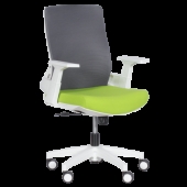 Работен офис стол Carmen 7547 - зелен-сив