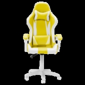 Геймърски стол Carmen 6311 - бял - жълт