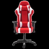 Геймърски стол Carmen 6312 - бял - червен