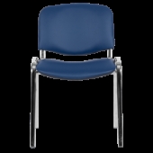 Посетителски стол Carmen 1135-1 LUX - тъмносин N