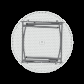 Сгъваема кетъринг маса Carmen 9945 - бяла