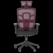 Ергономичен стол Carmen 7582 - червен-черен