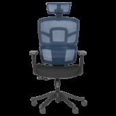 Ергономичен стол Carmen 7582 - син-черен