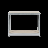 Метален стелаж MEGA 87x160x60 см, до 600 кг на рафт - цинк