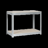 Метален стелаж MEGA 87x120x60 см, до 600 кг на рафт - цинк