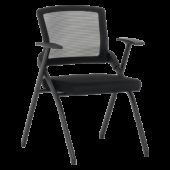 Посетителски стол Carmen 1702 - черен