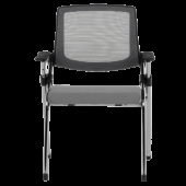 Посетителски стол Carmen 1704 - сив