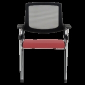 Посетителски стол Carmen 1704 - червен