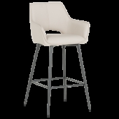 Бар стол TELFORD 2 силиконова кожа - капучино 04