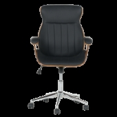 Президентски офис стол Carmen 6408 - орех-черен