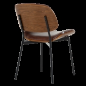 Посетителски стол Carmen 1180 - орех-искрящо кафяв