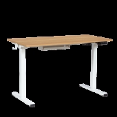 Ергономично регулируемо бюро Carmen CR- 4825 - бук-бял