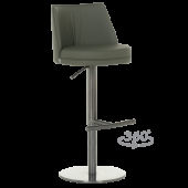 Бар стол KARIBA - черно-зелен BG