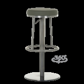 Бар стол BEZU - черно-зелен BG