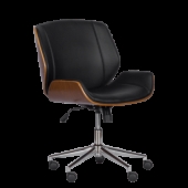 Президентски офис стол Carmen 6405 - орех-черен