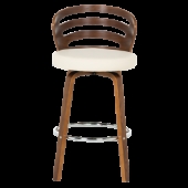 Бар стол Carmen 4041 - орех - крем